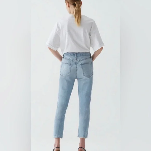 AGOLDE Riley High Rise Straight Jean size 25 - Picture 3 of 6